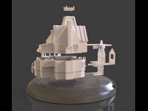 Beetlejuice House Diorama 3D Принт Модель