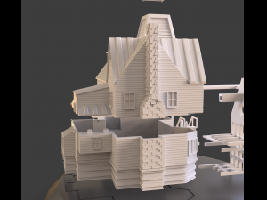 Beetlejuice House Diorama 3D Принт Модель