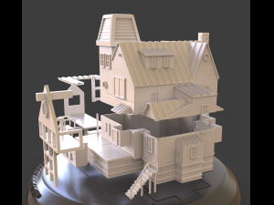 Beetlejuice House Diorama 3D Принт Модель