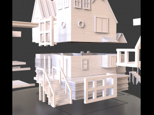 Beetlejuice House Diorama 3D Принт Модель