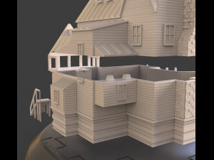 Beetlejuice House Diorama 3D Принт Модель