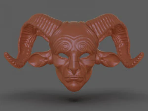 パンズラビリンスマスク 3Dプリントモデル