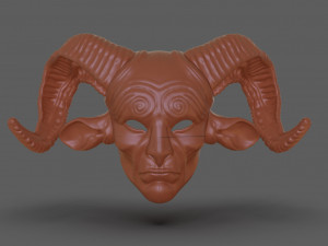 Pans Labyrinth Mask 3Dプリントモデル