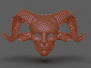 パンズラビリンスマスク 3Dプリントモデル