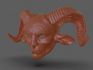 Pans Labyrinth Mask 3Dプリントモデル