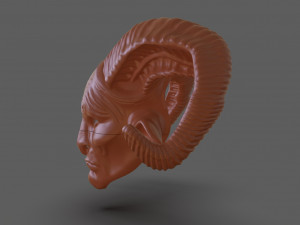 Pans Labyrinth Mask 3Dプリントモデル