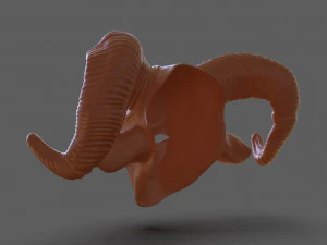 パンズラビリンスマスク 3Dプリントモデル