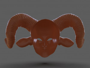 Pans Labyrinth Mask 3Dプリントモデル
