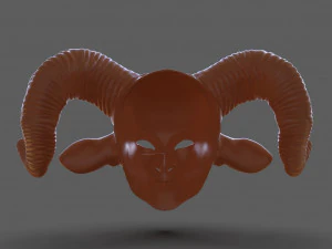 パンズラビリンスマスク 3Dプリントモデル