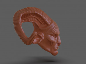 Pans Labyrinth Mask 3Dプリントモデル