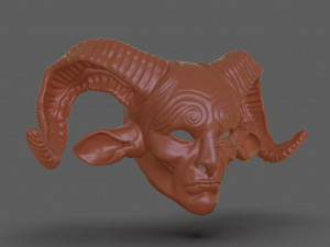 Pans Labyrinth Mask 3Dプリントモデル