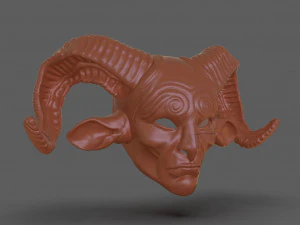 パンズラビリンスマスク 3Dプリントモデル