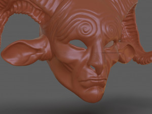 Pans Labyrinth Mask 3Dプリントモデル
