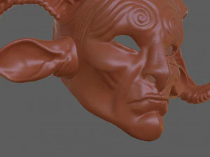 パンズラビリンスマスク 3Dプリントモデル