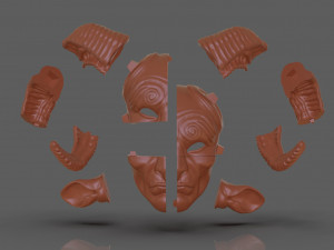Pans Labyrinth Mask 3Dプリントモデル