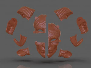 パンズラビリンスマスク 3Dプリントモデル