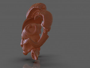 Pans Labyrinth Mask 3Dプリントモデル