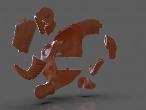 パンズラビリンスマスク 3Dプリントモデル