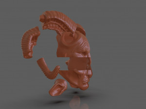 Pans Labyrinth Mask 3Dプリントモデル