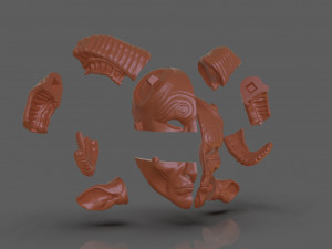 Pans Labyrinth Mask 3Dプリントモデル