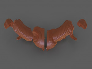 Pans Labyrinth Mask 3Dプリントモデル
