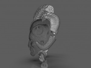 Pans Labyrinth Mask 3Dプリントモデル