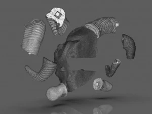 パンズラビリンスマスク 3Dプリントモデル