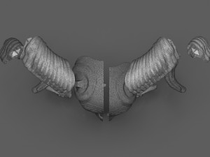 Pans Labyrinth Mask 3Dプリントモデル
