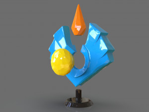 Magical Crystal 3D-printmodel