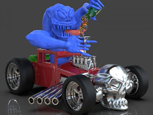 Troy the Demon 3D Print Model