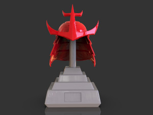 Samurai Helmet Model Cetak 3D