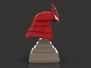 Samurai Helmet Model Cetak 3D
