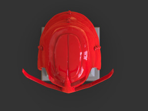 Samurai Helmet Model Cetak 3D