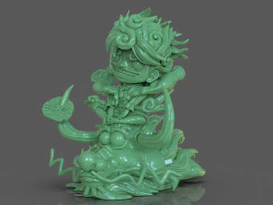 Chibi Luffy Nika 3D Print Model