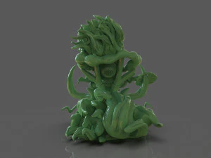 Chibi Luffy Nika 3D Print Model