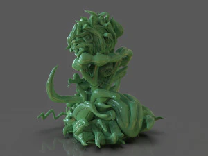 Chibi Luffy Nika 3D Print Model