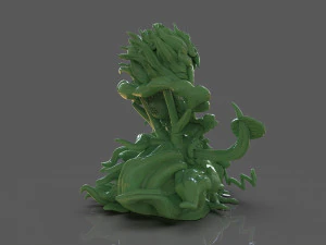 Chibi Luffy Nika 3D Print Model