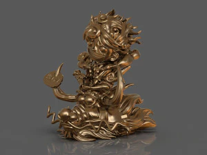 Chibi Luffy Nika 3D Print Model