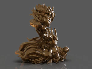 Chibi Luffy Nika 3D Print Model