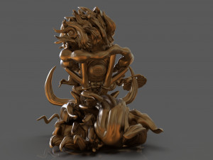 Chibi Luffy Nika Modello di stampa 3D