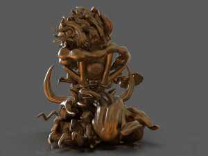 Chibi Luffy Nika 3D Print Model