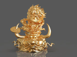 Chibi Luffy Nika 3D Print Model