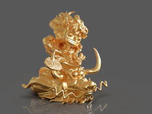 Chibi Luffy Nika 3D Print Model