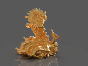 Chibi Luffy Nika 3D Print Model