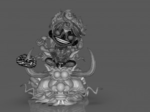 Chibi Luffy Nika Modello di stampa 3D