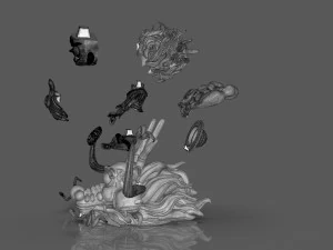 Chibi Luffy Nika 3D Print Model