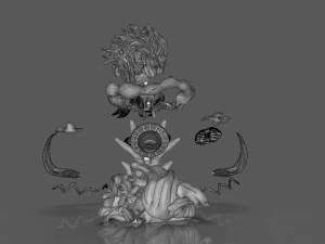Chibi Luffy Nika 3D Print Model