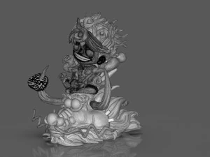 Chibi Luffy Nika 3D Print Model