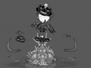 Chibi Luffy Nika Modello di stampa 3D