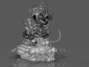 Chibi Luffy Nika 3D Print Model